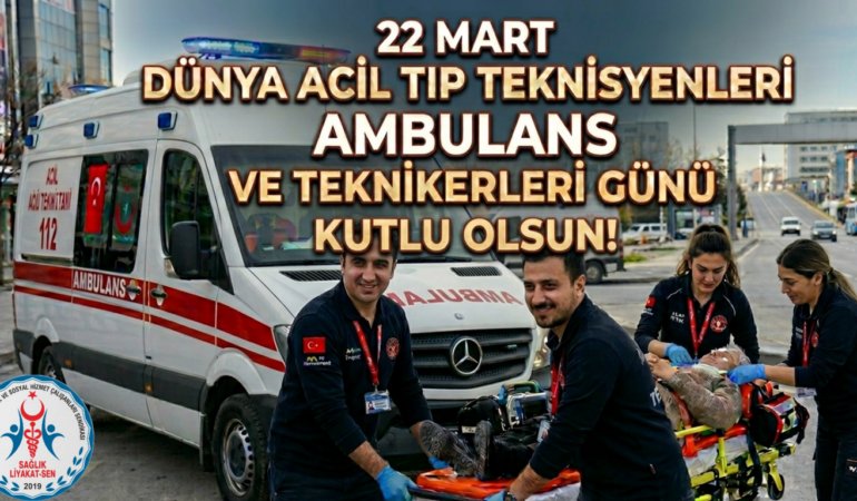 SAĞLIK LİYAKAT-SEN OLARAK HAYKIRIYORUZ: ATT VE PARAMEDİKLERİN EMEĞİ LİYAKATLE TAÇLANDIRILMALIDIR!